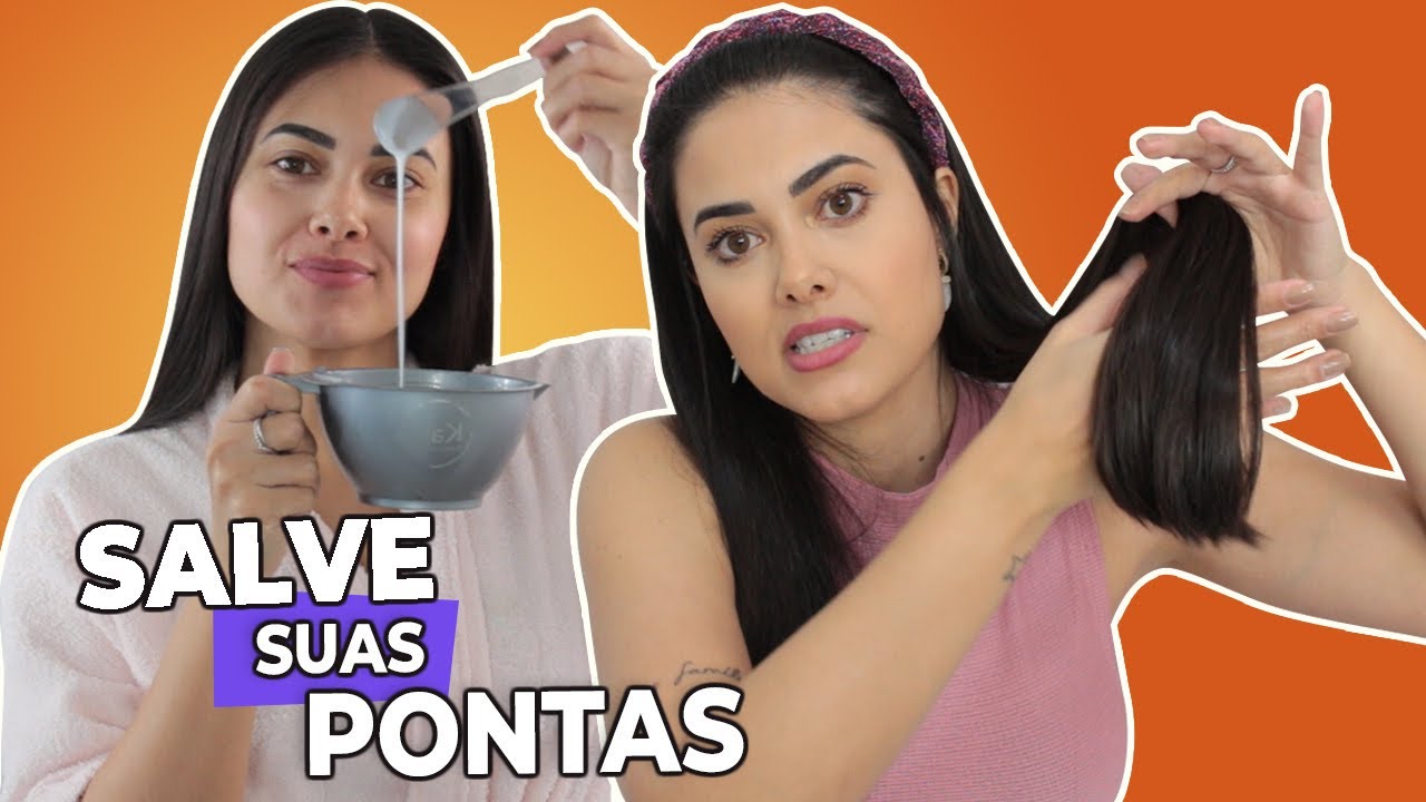 PRÉ SHAMPOO USANDO CONDICIONADOR PARA PONTAS SECAS!