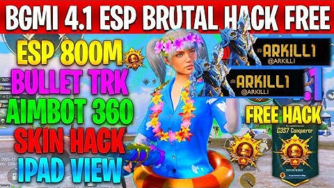 BGMI 4.1 ESP MOD | ESP + LOADER MAIN ID SAFE FREE LINK IN DESCRIPTION & COMMENT BOX 