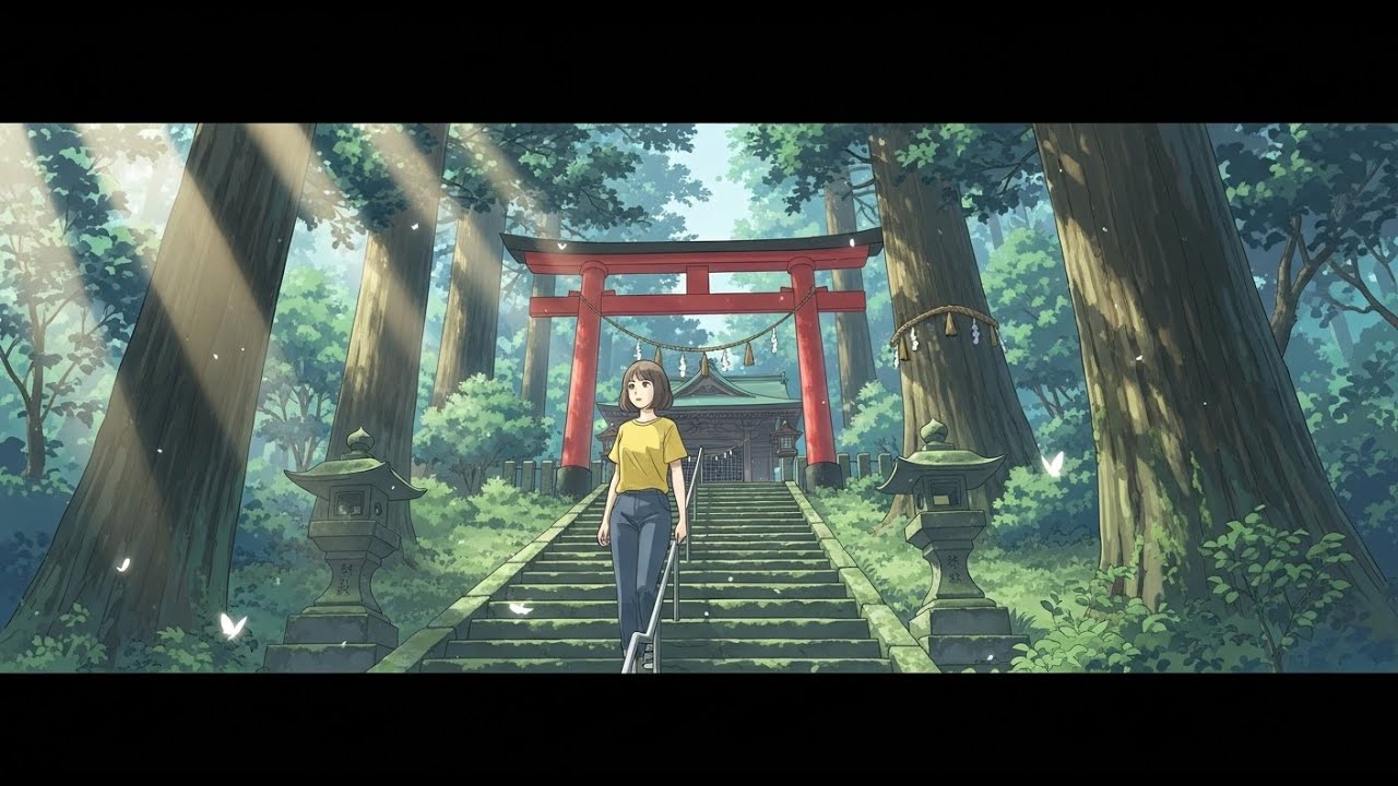 Where the Wind Rests: A Quiet Day in a Small Town | 風の休む場所：小さな町の静かな一日 (Ghibli Inspired ASMR)