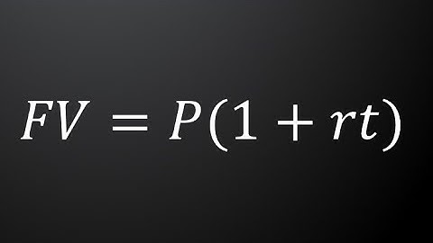 How to Calculate the Future Value Simple Interest  (Tagalog Explained)