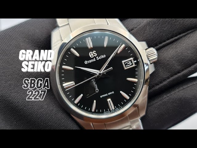 Grand Seiko Heritage Collection Spring Drive Black Dial SBGA227  