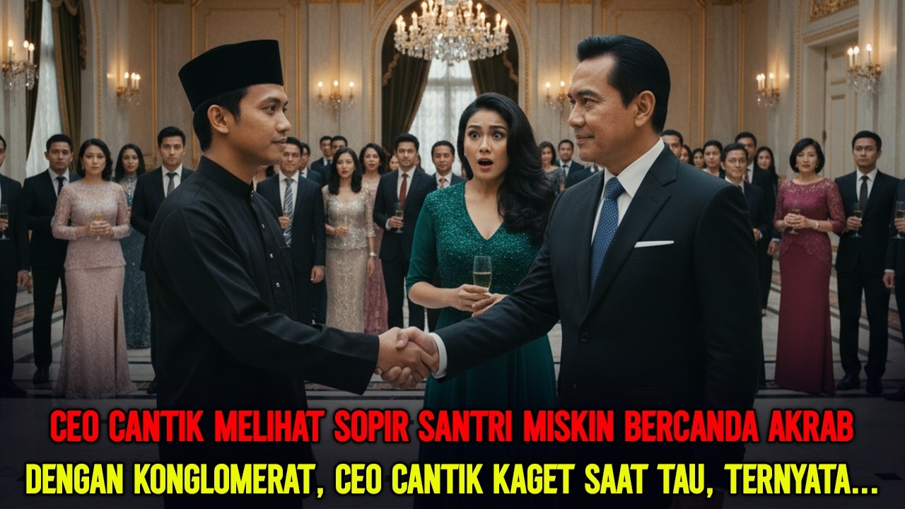 CEO Cantik Melihat Santri Miskin Bercanda Akrab Dengan Konglomerat, Ternyata Santri Ini Adalah...