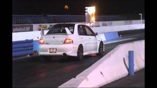 Justin 2003 White Lancer Evo 8 - 10 second 1/4 mile