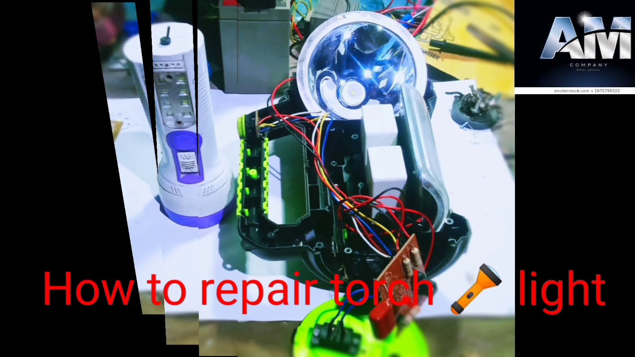 HOW TO REPAIR TORCH LIGHT 🔦 BY AM TECH | TORCH LIGHT SOLUTION