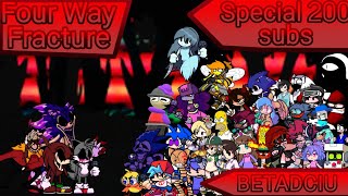 (Special 200 Subs) Four Way Fracture but every turn a different character sings it (BETADCIU)