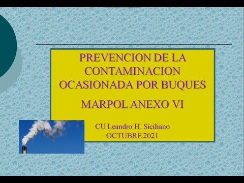 Video: ¿Qué anexo de Marpol se ocupa de la eliminación de basuras y desechos de los buques?