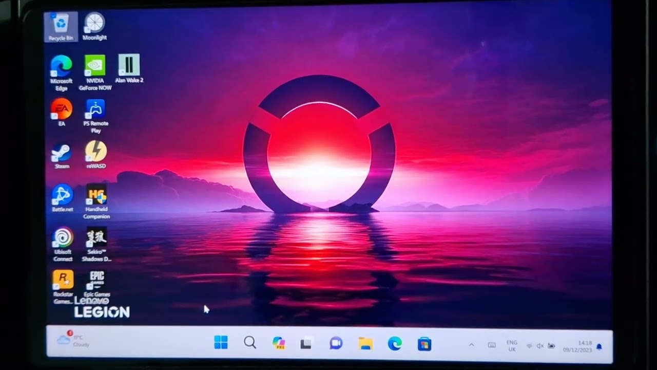 Install the latest AMD Graphics drivers on the Lenovo Legion Go
