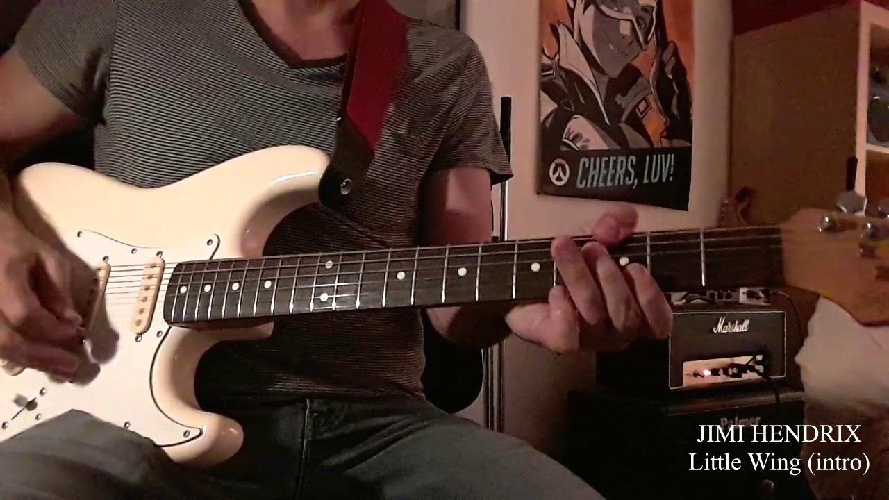 Play little wing intro - Fender squier serie E 1987 - Marshall 2061x head