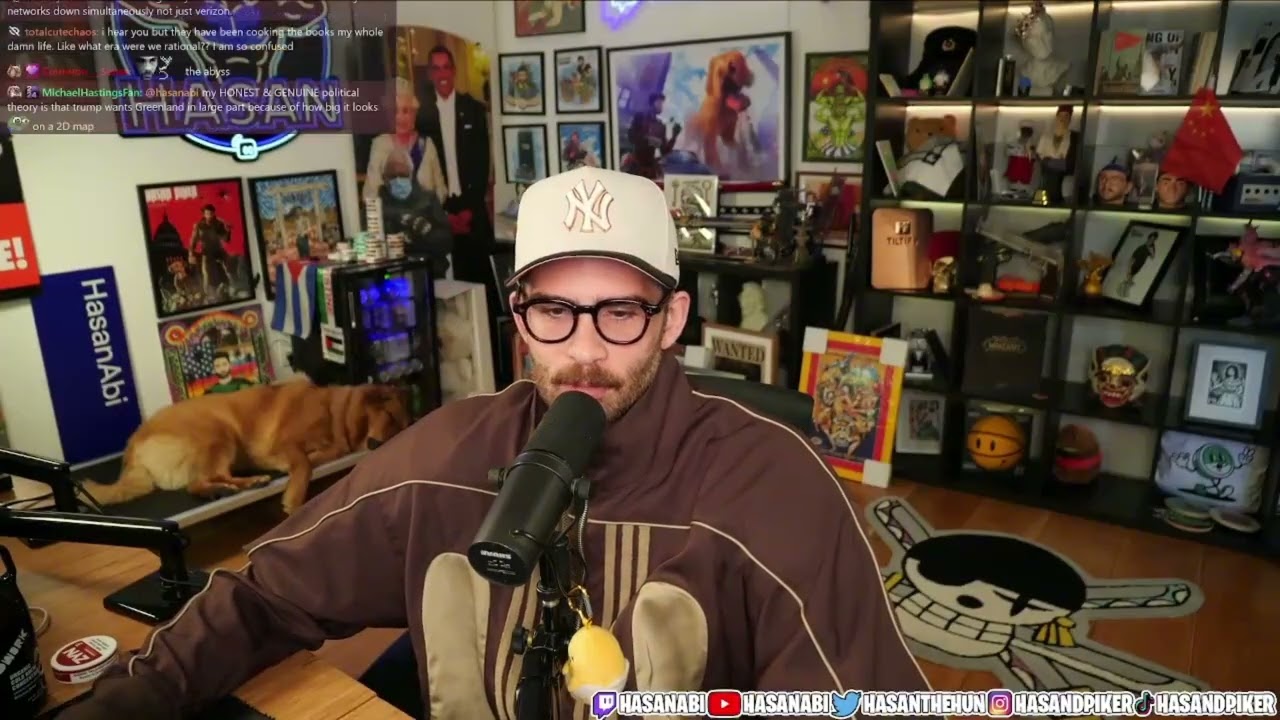 Greenland News, Iran Coverage and More | Hasanabi Chair Reacts (Fan Channel)