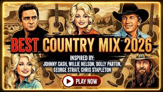Sad Country Playlist 2026 Inspired by Johnny Cash, Hank Williams, Willie Nelson, George Jones, Patsy