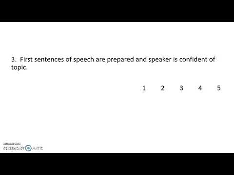 Impromptu Speech Assignment Explanation