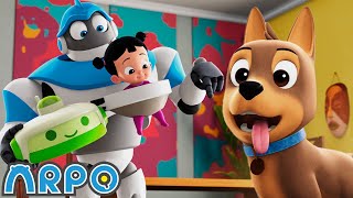 ARPO Robot Babysitter | Robot’s Best Friend! | Funny Cartoons for Kids | Arpo the Robot