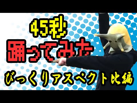 45秒踊ってみた びっくりアスペクト比編【ぶっこわし踊ってみた】