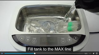 Isonic P4821-Cpap Ultrasonic Cpap Deep Cleaner