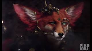 🌌 Captivating Steampunk Fantasy: Lady Palutena's Enchanted Portrait 🦊🔮