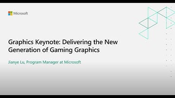 Graphics Keynote: Delivering the New Generation of Gaming Graphics
