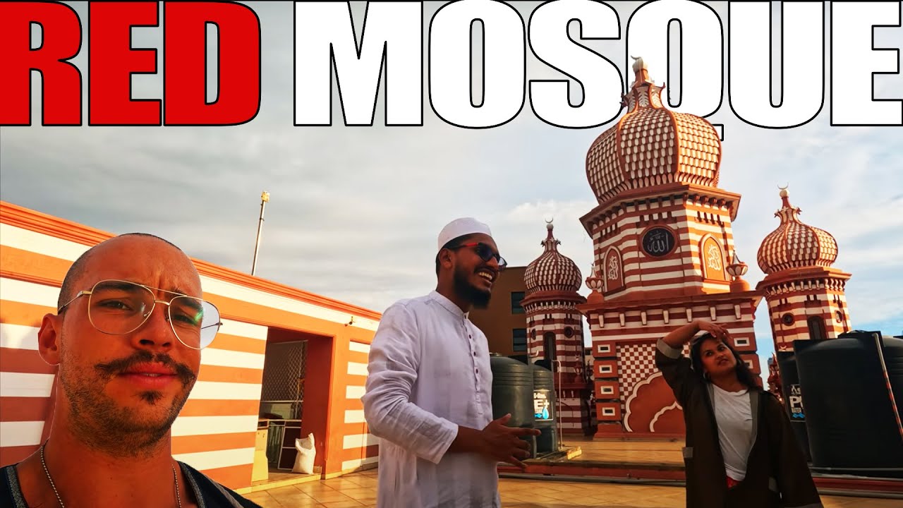🇱🇰 VISITING THE FAMOUS RED MOSQUE IN COLOMBO WITH SOU – JAMI UL-ALFAR MOSQUE