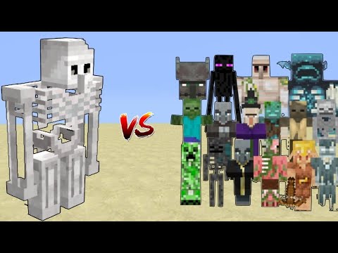 Bone Golem Vs All Mobs In Minecraft Mob Battle - YouTube