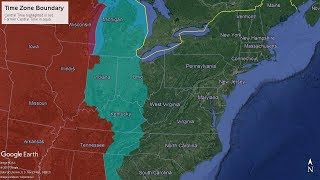 Eastern/Central Time Zone Boundary History
