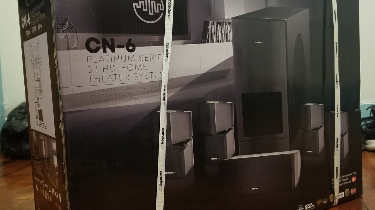 camden platinum series 5.1 hd home theater system