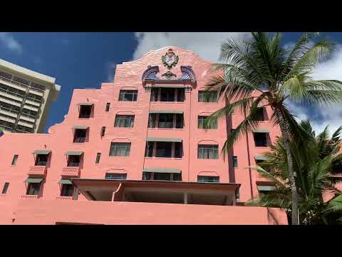 Video: Slapp av på Royal Hawaiian Hotel