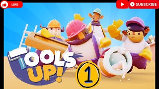 Tools Up! Main Campaign (2-player gameplay) - Ep. 1 - Rooms 1-3 #toolsup #decoration #renovation