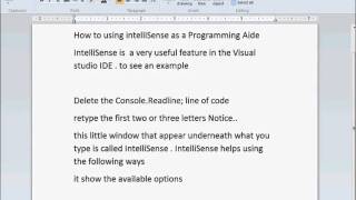 http://bestwebsitesdesigner.com/ tutorial on Using IntelliSense in Visual Studio IDE   1