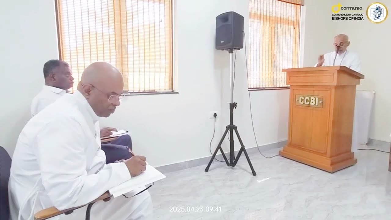 Cardinal Filipie Neri speaks about the Role of Basilica Rectors in India @ Shanti Sadan - 23Apr2025