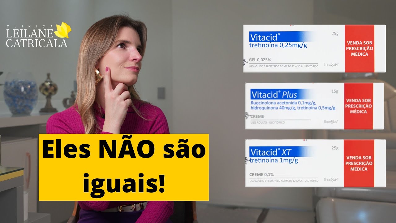 Diferença entre VITACID, VITACID PLUS E VITACID XT