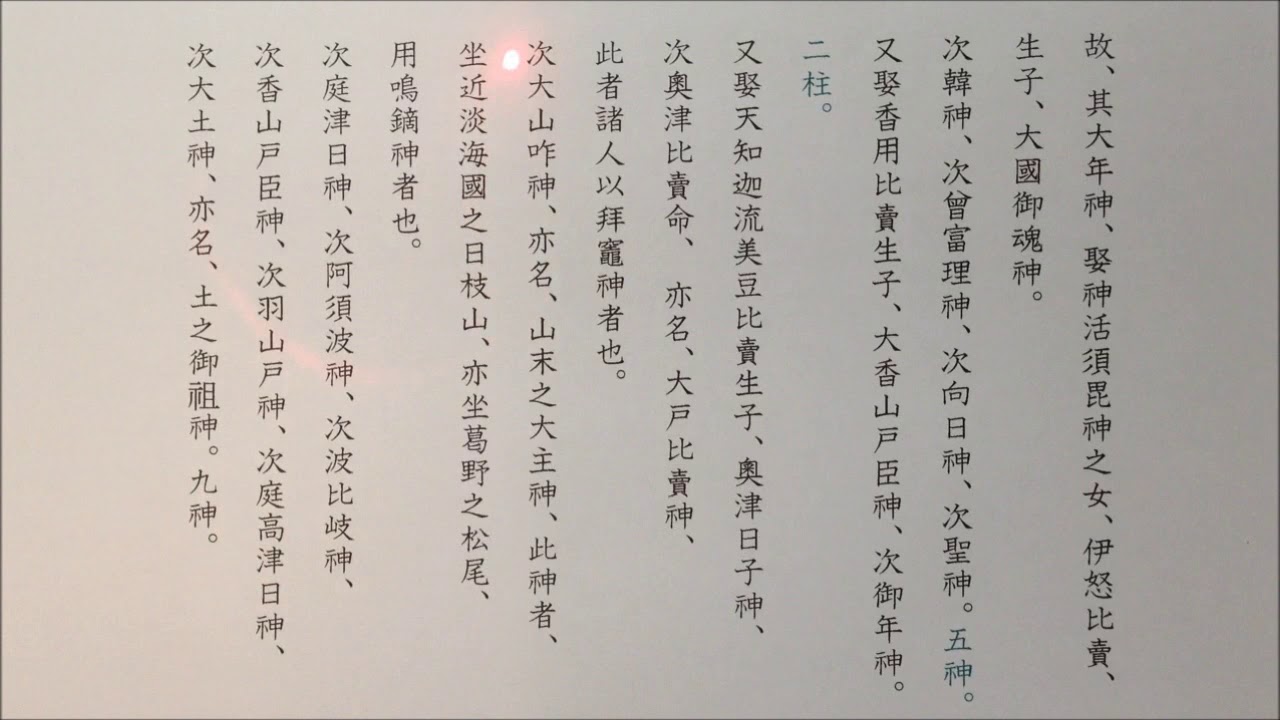 古事記 上巻 原文朗読 22 大年神の子孫 Youtube 古事記 上巻 原文朗読 22 大年神の子孫 Youtube