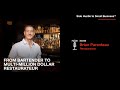 From bartender to multi-million dollar restaurateur