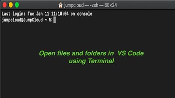 How to Open files on Vs Code using Terminal || Open VS Code using Terminal