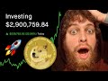 $3,000,000 IN DOGECOIN AND HODLING TO THE MOON!!! 🚀⚠️