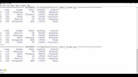 DataFrame sorting sort_values() and sort_index()