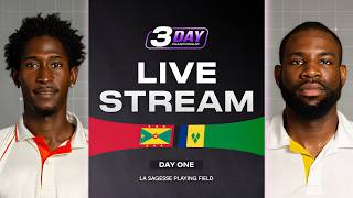 LIVE🔴 | GRENADA🇬🇩 VS 🇻🇨SVG | Windwards Men's 3-Day Championship 2026 🏏