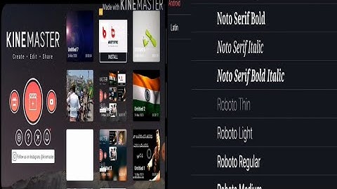 How to add custom fonts to kine Master | kine masters custom fonts aadding | kine master tutoriel