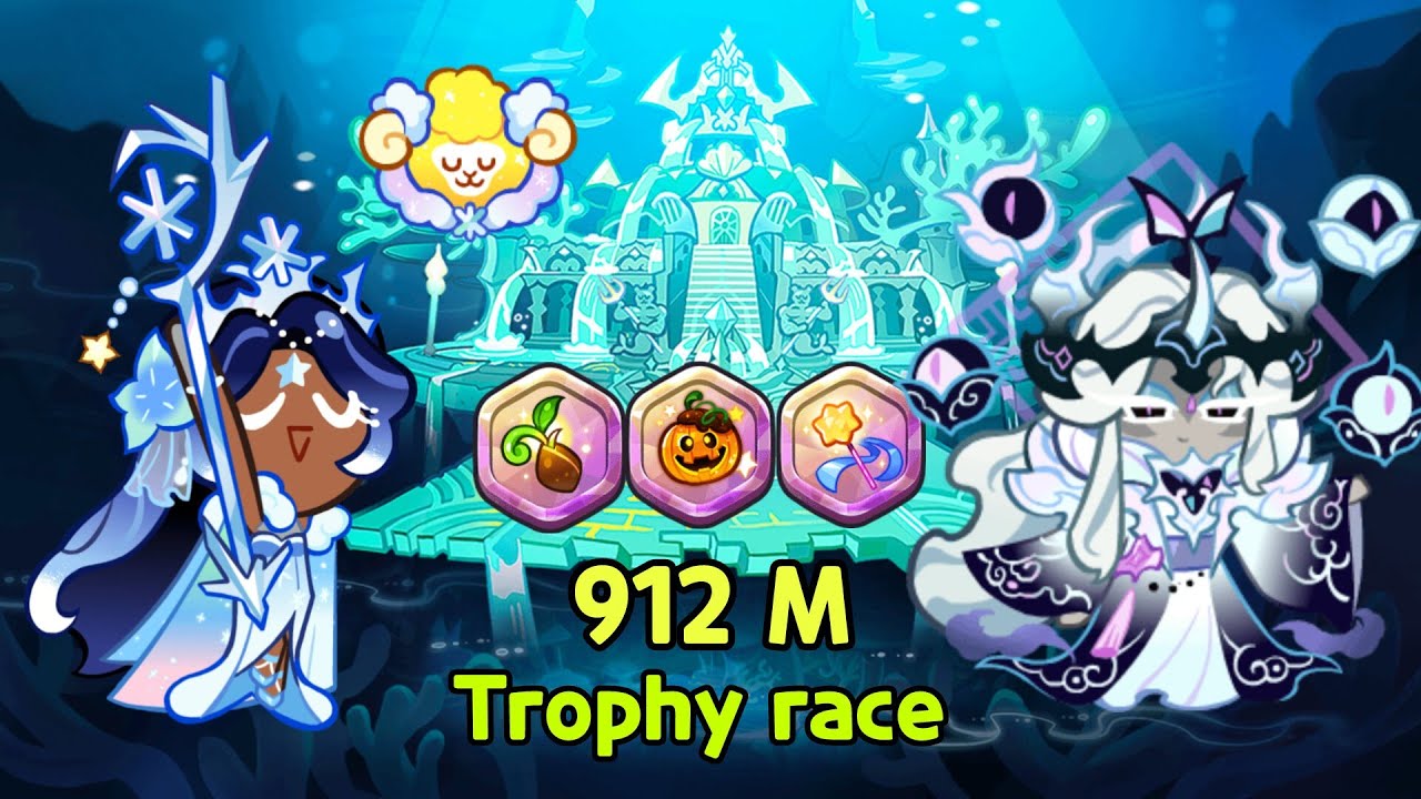 [Cookierun:Ovenbreak]-Starfruit cookie+Longan dragon cookie (Trophy race)