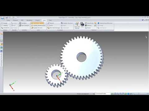 How to Create Spur Gears in Solid Edge.
