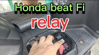 Honda beat Fi relay converted to Bosch horn relay.