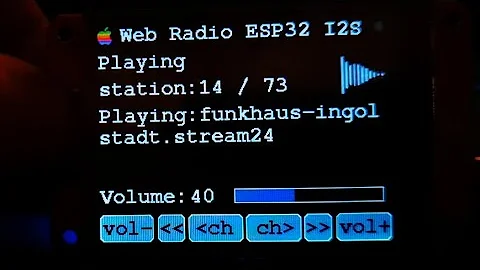 How to make the easiest webradio player with touchscreen - ESP32-2432S028 I2S - STEP BY STEP