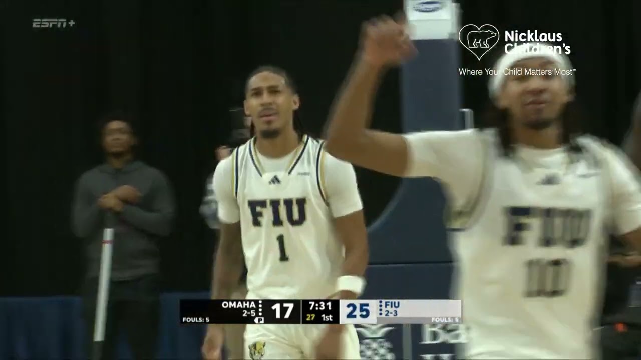 FIU Men's Basketball Highlights vs Omaha 11.26.25