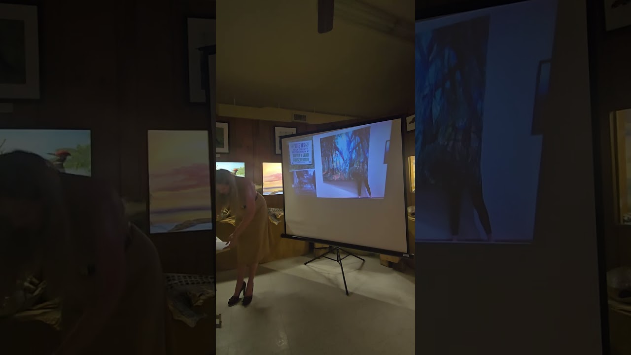 Central Florida artist Blair Updike shares her story of Art as a Conservation Medium. 