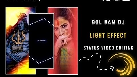 Bol Bam DJ Lights Effects DJ Status Editing Tutorial Alight Motion Video Editing Tutorial