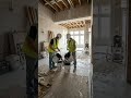 Luxury Kitchen Epoxy Floor Transformation | Metallic Marble Flooring Timelapse #transformation