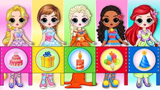 Disney Princess \& Friends Have Birthday Party | 30 DIY Arts \& Paper Crafts