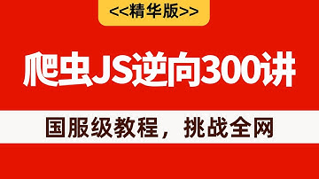 JS逆向封神路！爬蟲大佬必修課，2024年Python爬蟲進階教程，企業級逆向實戰（逆向各種參數、驗證碼、滑塊、算法）學爬蟲看着一套就夠了