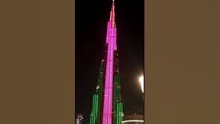 Dubai burj khalifa amazing  lighting programs.....
