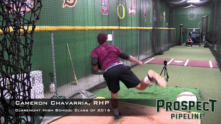 Cameron Chavarria Prospect Video, RHP, Claremont H...