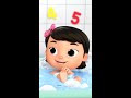 Head Shoulders Knees and Toes in the Bath 🫧 #shorts #littlebabybum | Nursery Rhymes for Babies