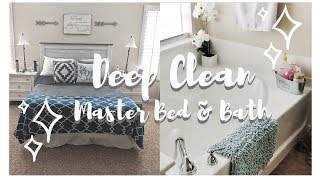 CLEAN WITH ME / DEEP CLEAN MASTER BED & BATH